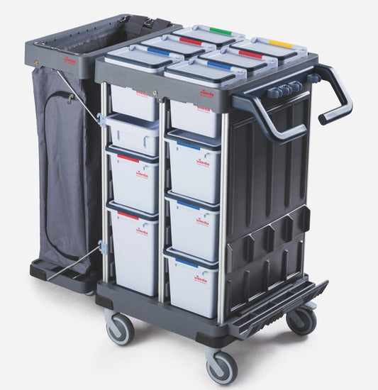 Cleaning trolley (bucket set + PVC bag + holder)