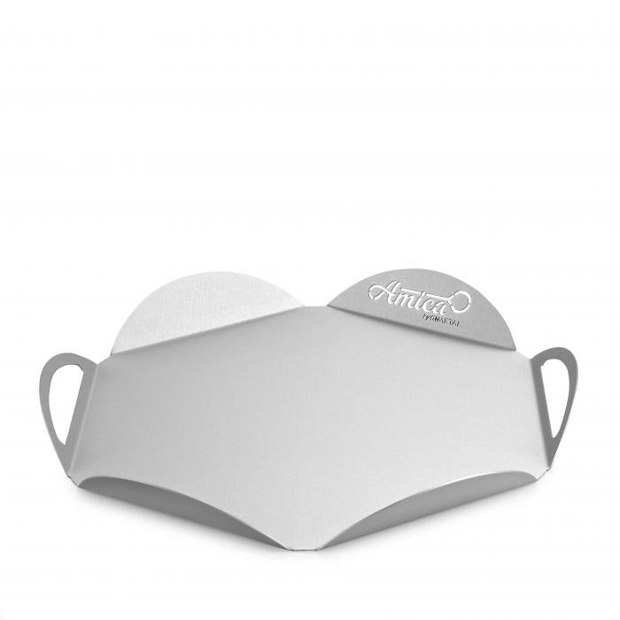 Aluminium-Tablett für gleichmäßiges Schneiden der Pizza 33 cm
