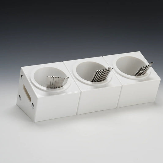 Mbajtese servisi plastike + tasa inox x 3cope e bardhe