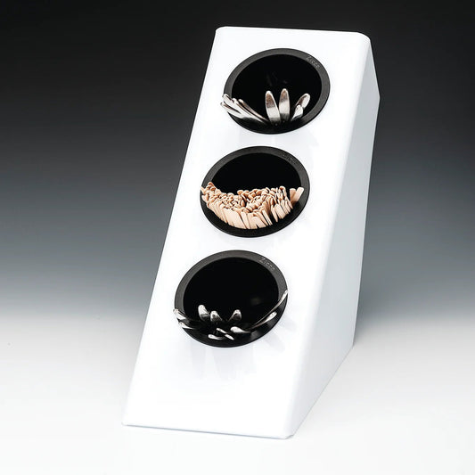 Mbajtese plastike + tasa inox