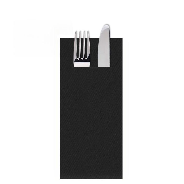 Zarf + Pecete 125 Stück Schwarz