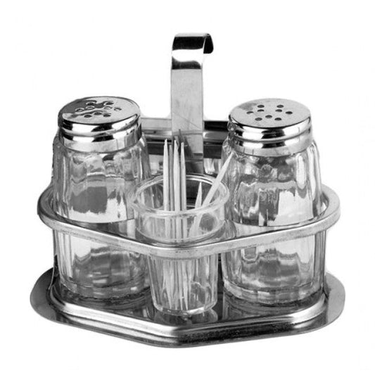 Edelstahl Salzstreuer Set