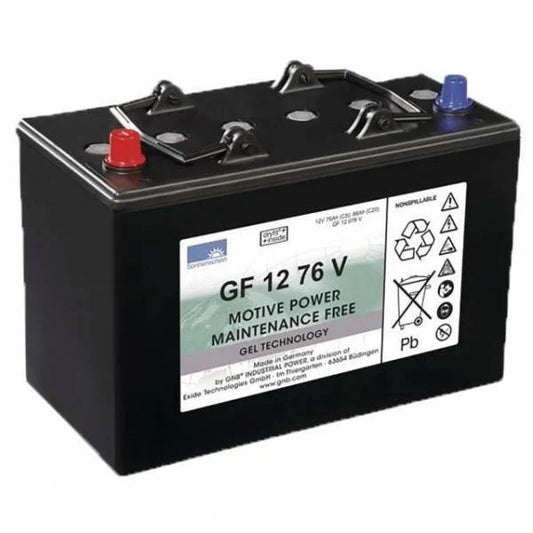 Batterieset x 2 Stück Gel 12 V 76