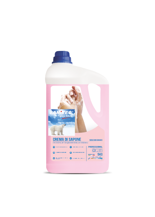Weißer Moschus Seifencreme 5 kg
