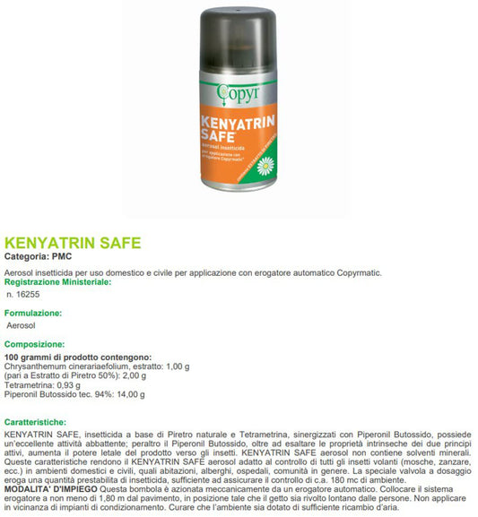 Insecticide spray Kenyatrin Extra 250 ml