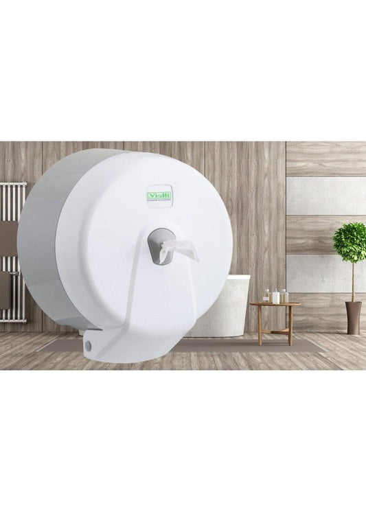 Dispenser centrale per carta igienica, bianco