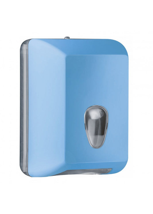 Portarotolo per carta igienica in filo azzurro