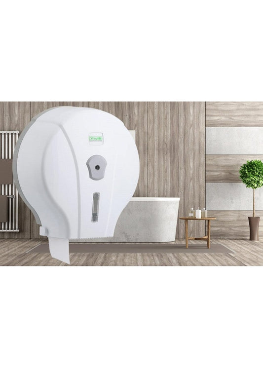 Distributore carta igienica mini jumbo bianco