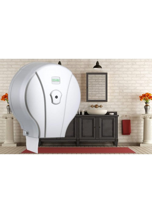 Dispenser carta igienica mini jumbo grigio