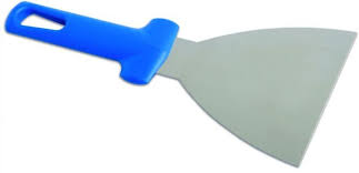 Spatel rechteckig inox 11,5x11 cm