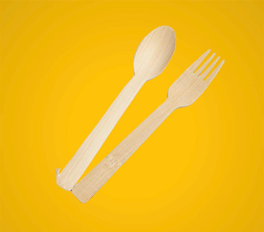 Forks Wooden spoons x 20 pieces
