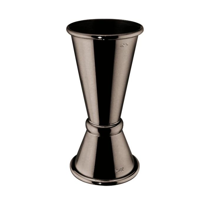 Edelstahlspender 2-4 cl Schwarz