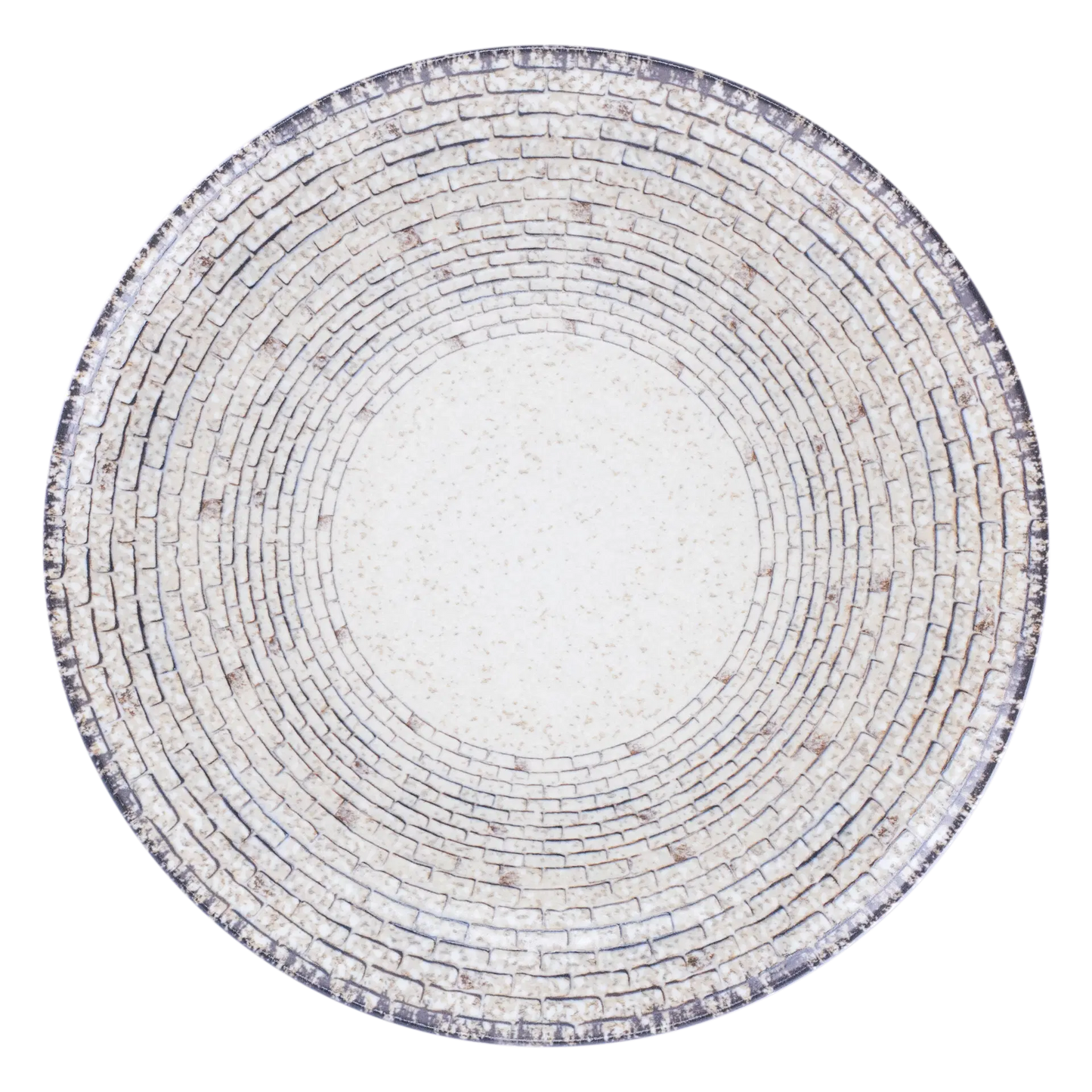 Flacher Teller Rund D: 26,7 cm H: 2,7 cm