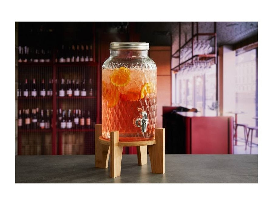 WOODEN BASE JUICE DISPENSER 5.6 lt