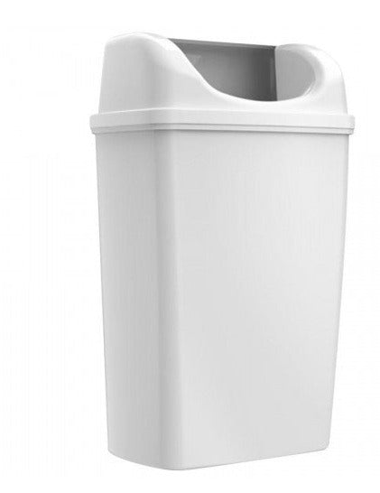 Wall bin 25lt white