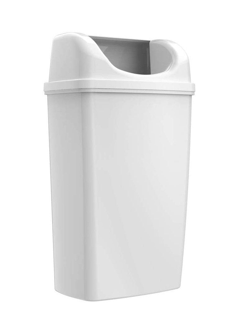 Wandmüllbehälter 50lt Weiß