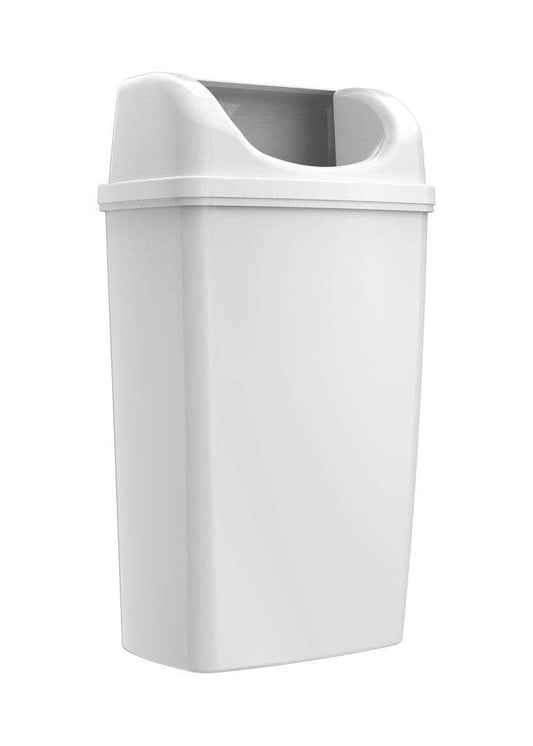 Wall-mounted bin 50L white