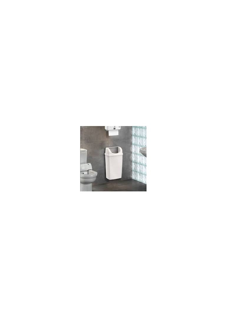 Wandmüllbehälter 50lt Weiß