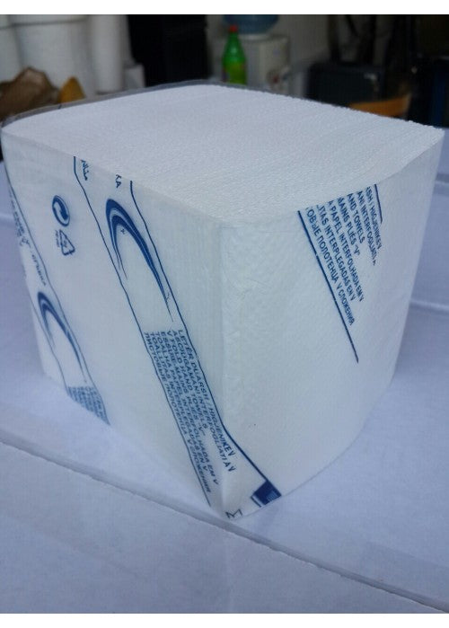 White string toilet paper