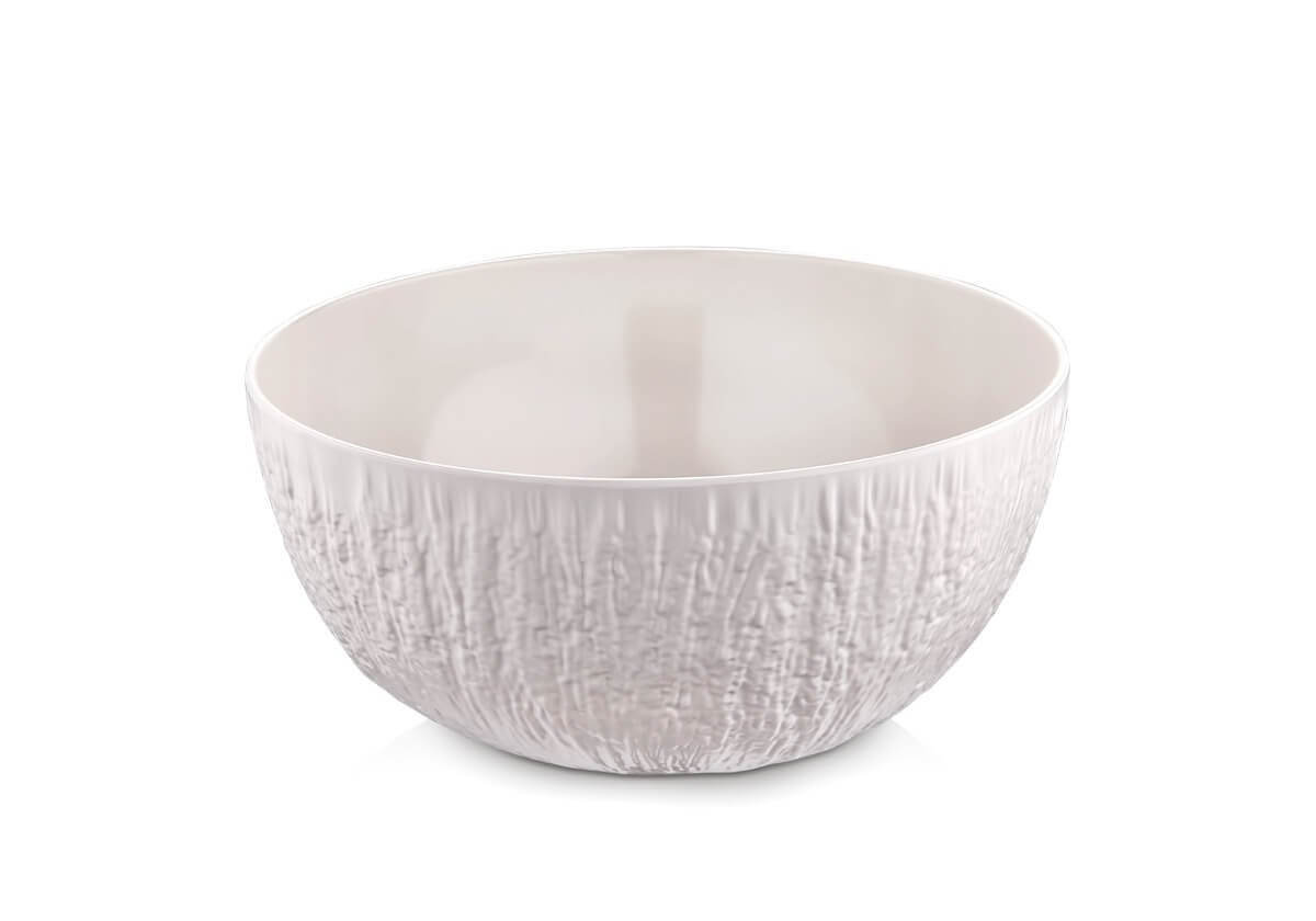 Weiße Melamin Salatschüssel 16 cm