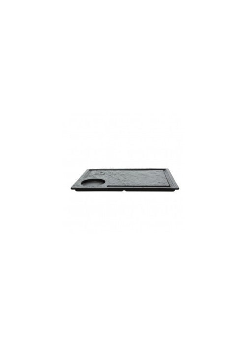 Steakplatte vulcania black 33x24cm