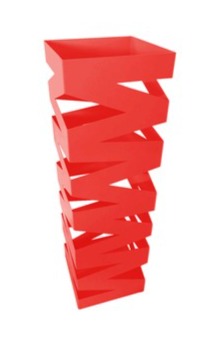 Mbajtese per Cadra 15.5x15.5x52cm e kuqe