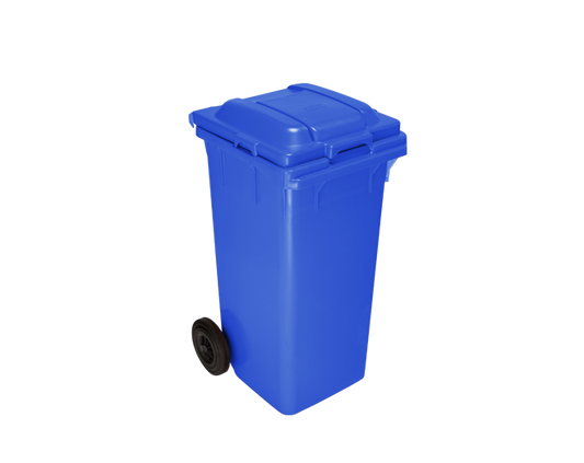 120Lt Pedal Bin Red / Blue