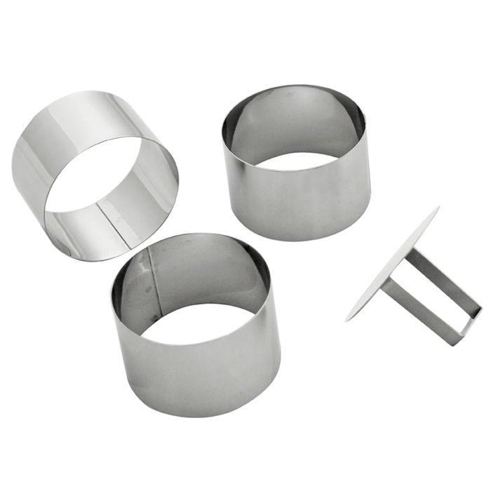 Set Edelstahl-Rundformen