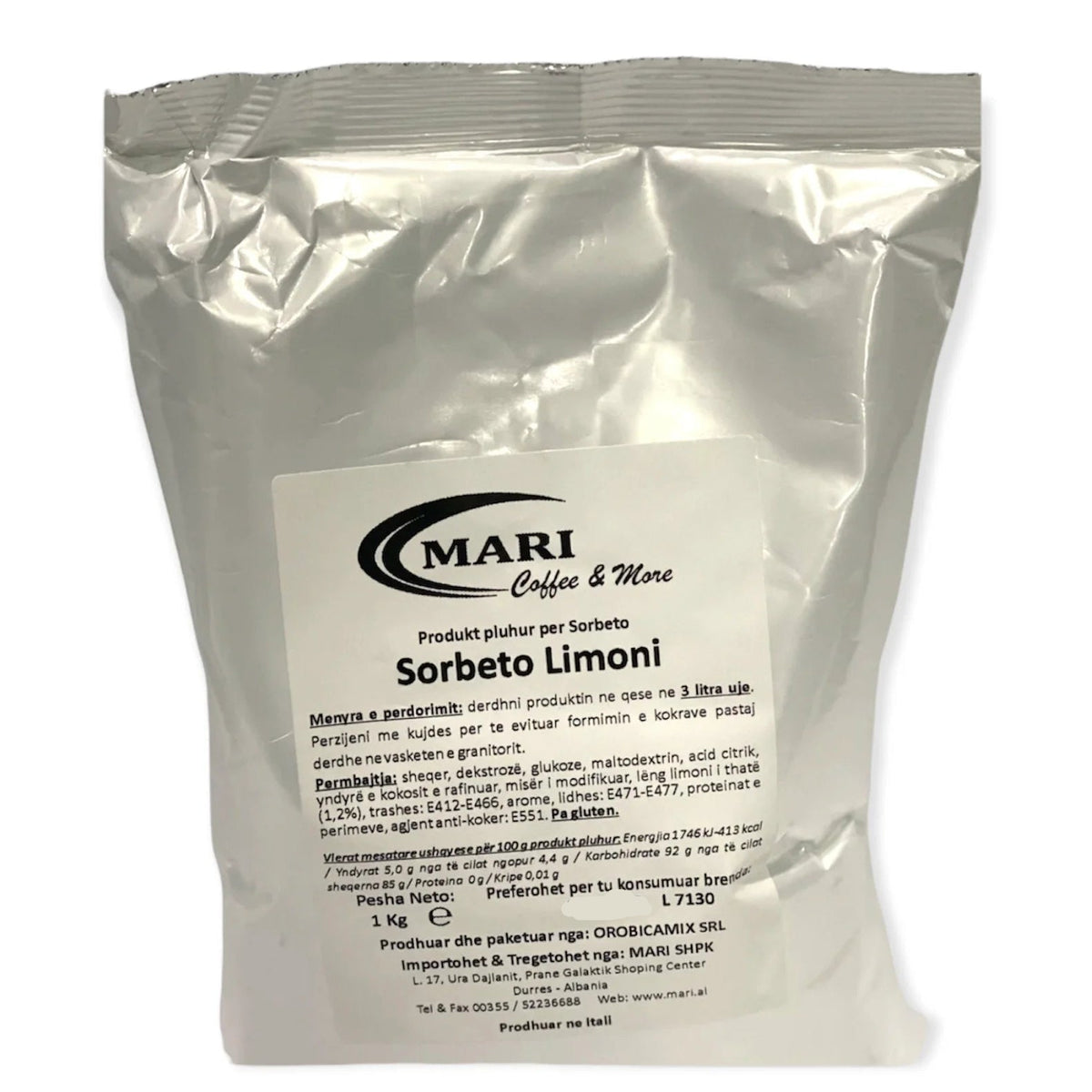 sorbeto limoni