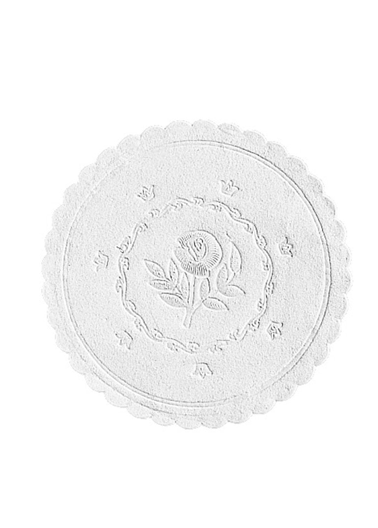 Sottocoppe ovatta rose 8 strati 10cm