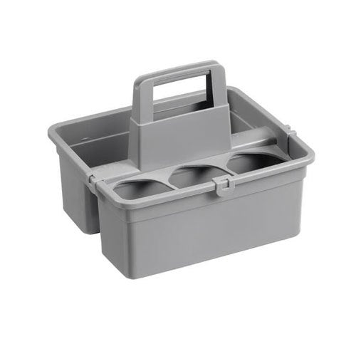 Reinigungsorganisator mit zwei Fächern aus Kunststoff