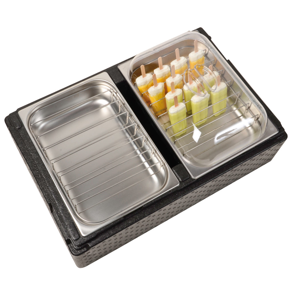 Thermobox POLYPROPYLEN für Eiscreme 360x250x150 mm 2 Fächer