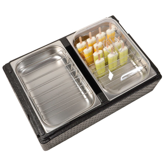 Thermobox POLYPROPYLEN für Eiscreme 360x250x150 mm 2 Fächer