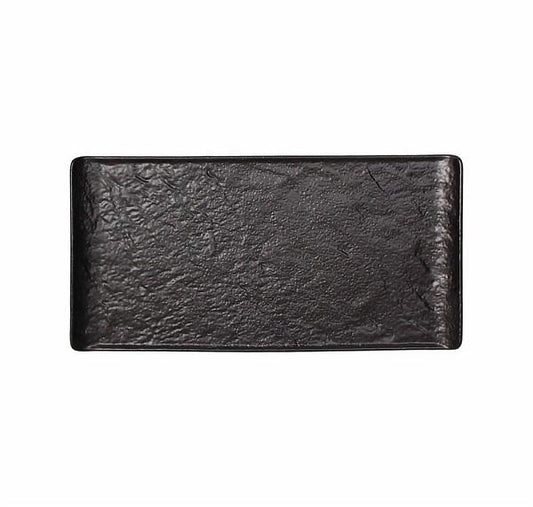 Piatto da portata 26.5x13cm vulcania black