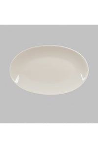 Pjate Ovale e Bardhe 32 cm  PORCELANI